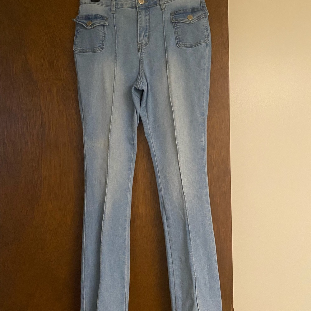 Revelation denim flare jeans
Washed but never worn